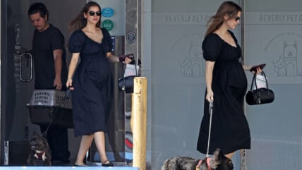 Pregnant Barbara Palvin Steps Out With Dylan Sprouse After Baby Announcement