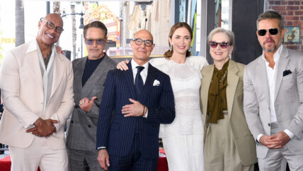 Emily Blunt & Stanley Tucci Get Support from Famous Friends at Walk of Fame Ceremony!