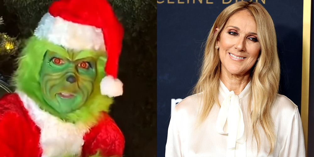 Céline Dion Goes Full Grinch Mode in Festive Holiday Tribute