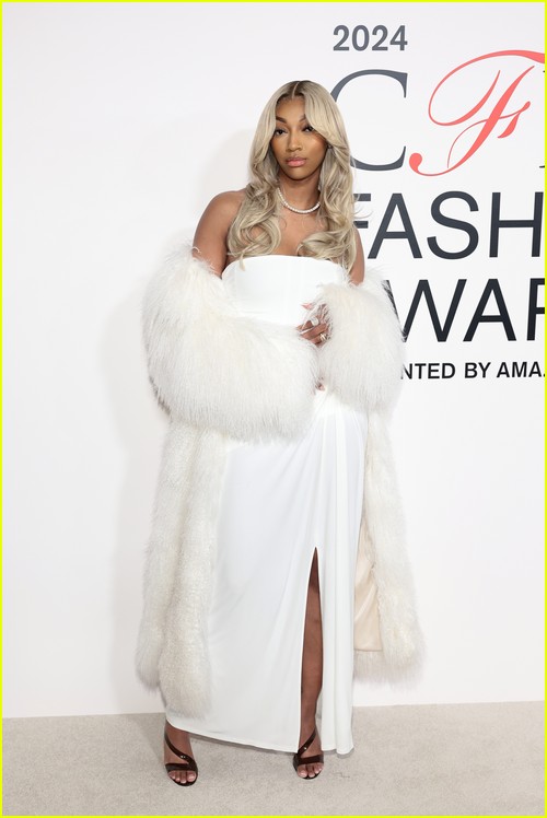 Angel Reese at the CFDA Awards