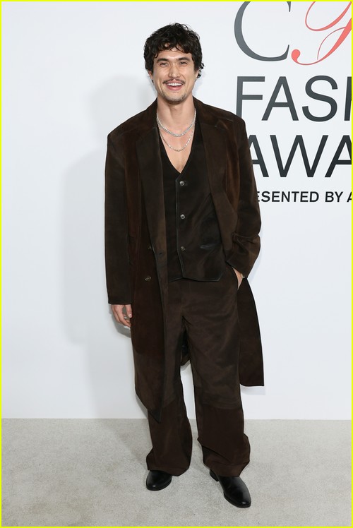 Charles Melton at the CFDA Awards