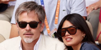 Chris Pine Makes Rare Appearance with Girlfriend Keana Sky Wenger at French Open