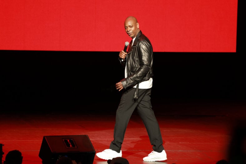 Dave Chappelle performing standup