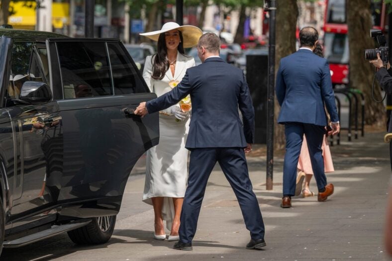 Dua Lipa and Callum Turner wedding photo