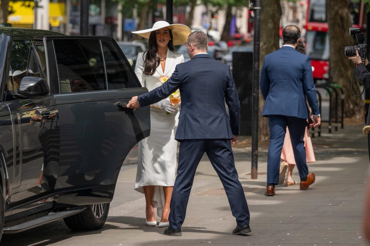 Dua Lipa and Callum Turner wedding photos