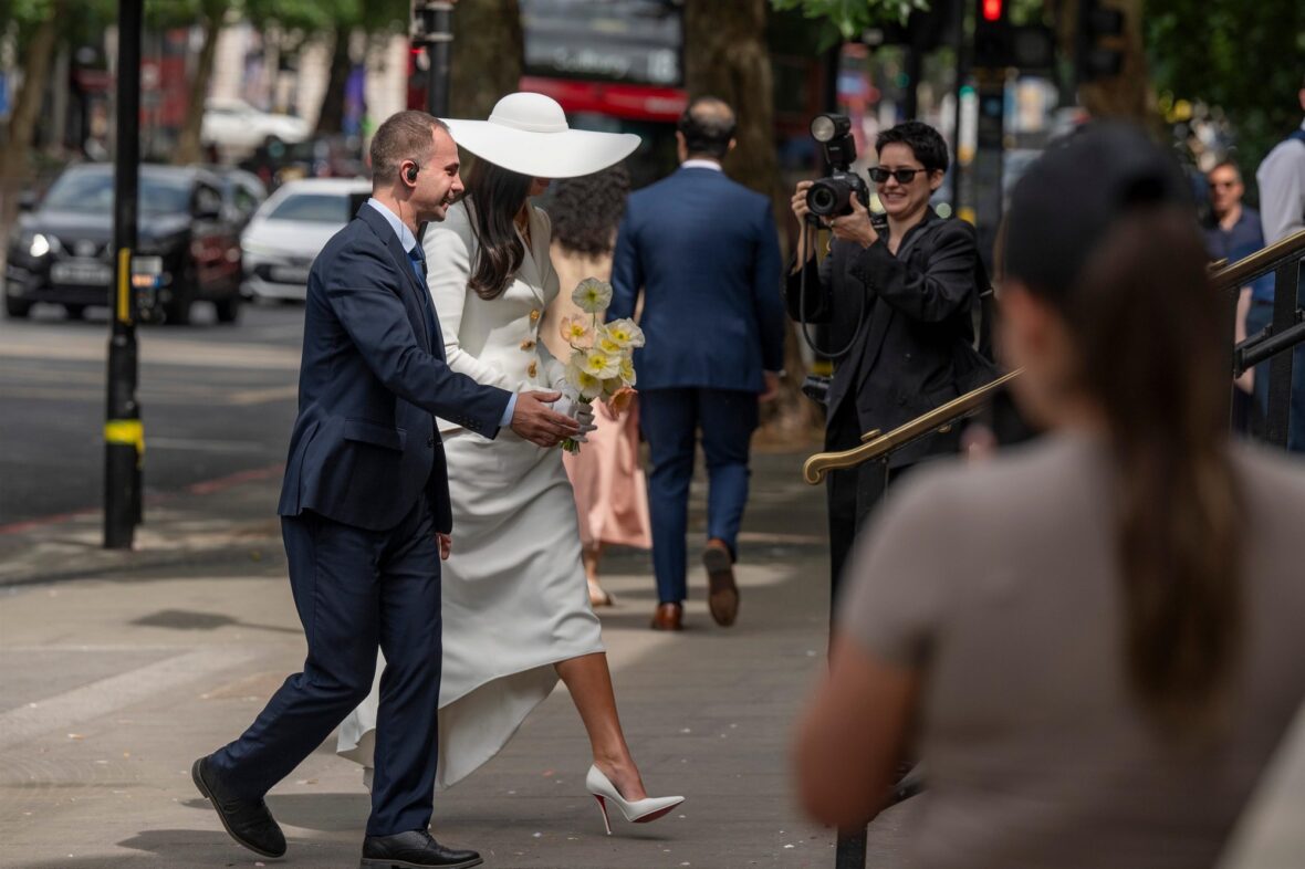 Dua Lipa and Callum Turner wedding photos