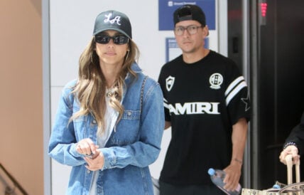 Jessica Alba & Boyfriend Danny Ramirez Spotted at LAX After Beach Trip
