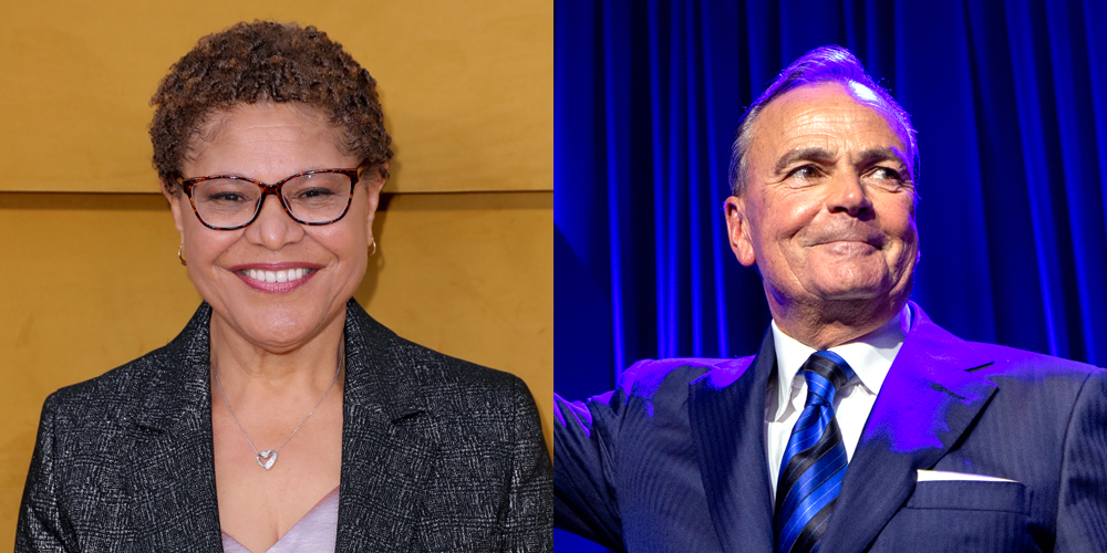 Karen Bass Defeats Rick Caruso in L.A. Mayor Race – See Which Celebs Supported Each Candidate!