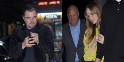 Leonardo DiCaprio, Jennifer Lawrence, Robert De Niro & Martin Scorsese Photographed at Dinner