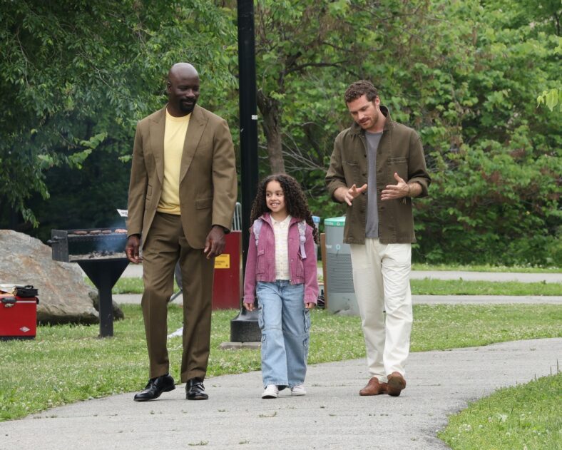 Mike Colter and Finn Jones film "Daredevil: Born Again" scenes in New York