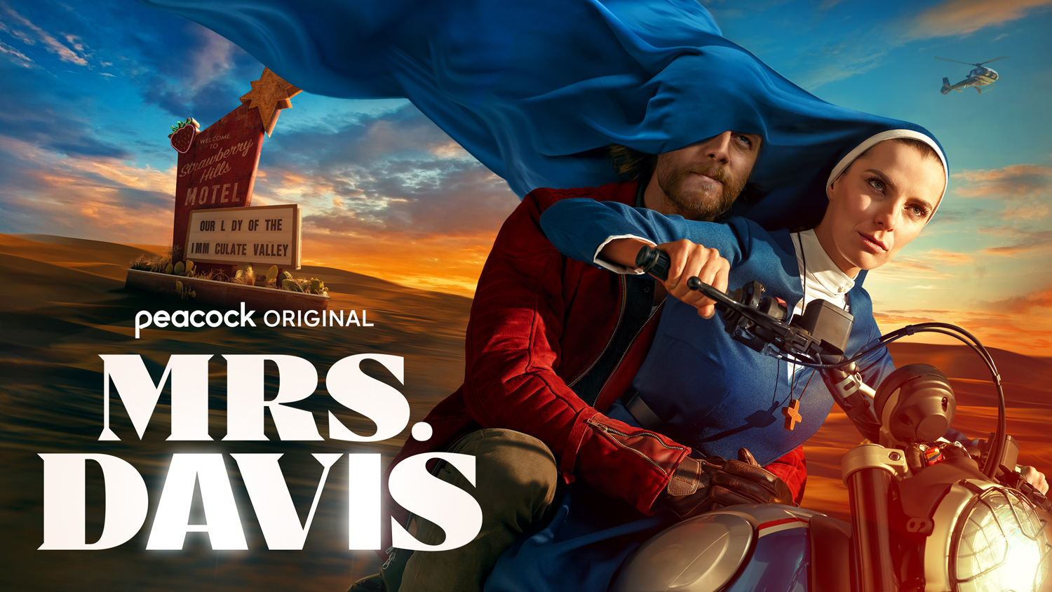 Betty Gilpin is Out to Save the World in Peacock’s ‘Mrs. Davis’ Trailer – Watch Now!