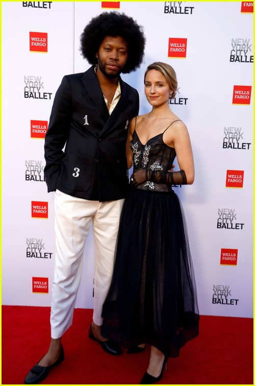 Jeremy O. Harris with Dianna Agron