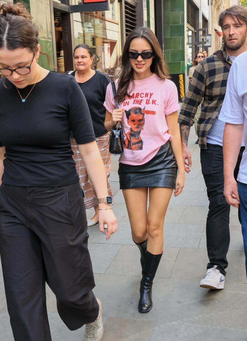 Olivia Rodrigo out in London