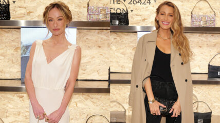 Blake Lively & Olivia Wilde Shine at Fendi Baguette Event in NYC