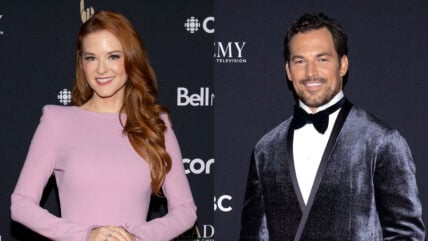 Sarah Drew and Giacomo Gianniotti at Canadian Screen Awards