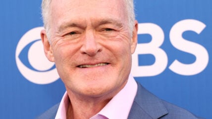 Scott Pelley attends CBS event