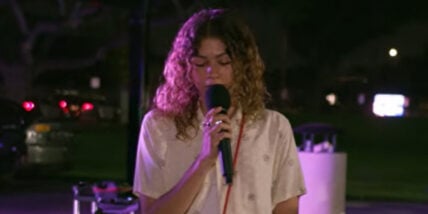 Zendaya on last day of filming Euphoria